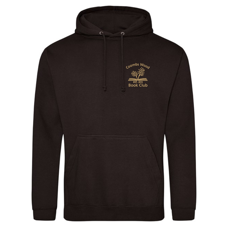 Polycotton pullover hooded sweater with embroidered logo.
