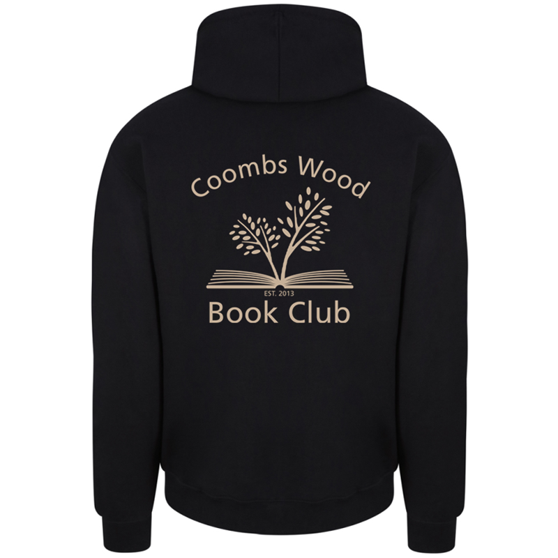 Polycotton pullover hooded sweater with embroidered logo.