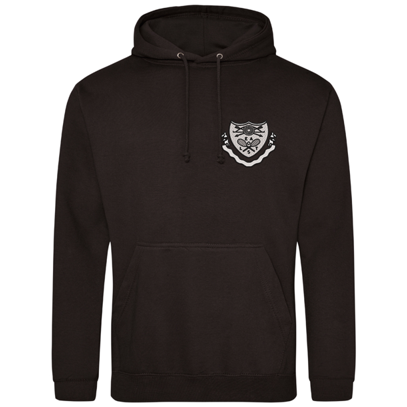 Deluxe feel hooded sweater with club logo printed left breast and EALTS printed to the back