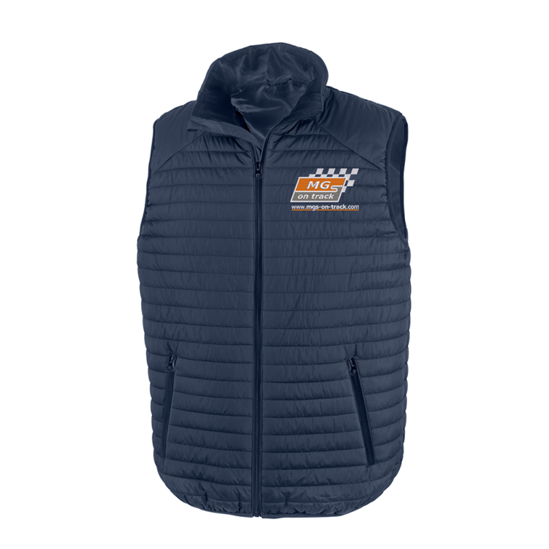 A microtunnel gilet that delivers super soft, lightweight, breathable and sustainable warmth in any weather. Embroidered logo left breast.