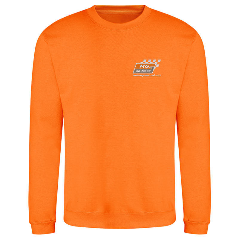 Cotton 280gm Crew neck sweatshirt with embroidered logo.