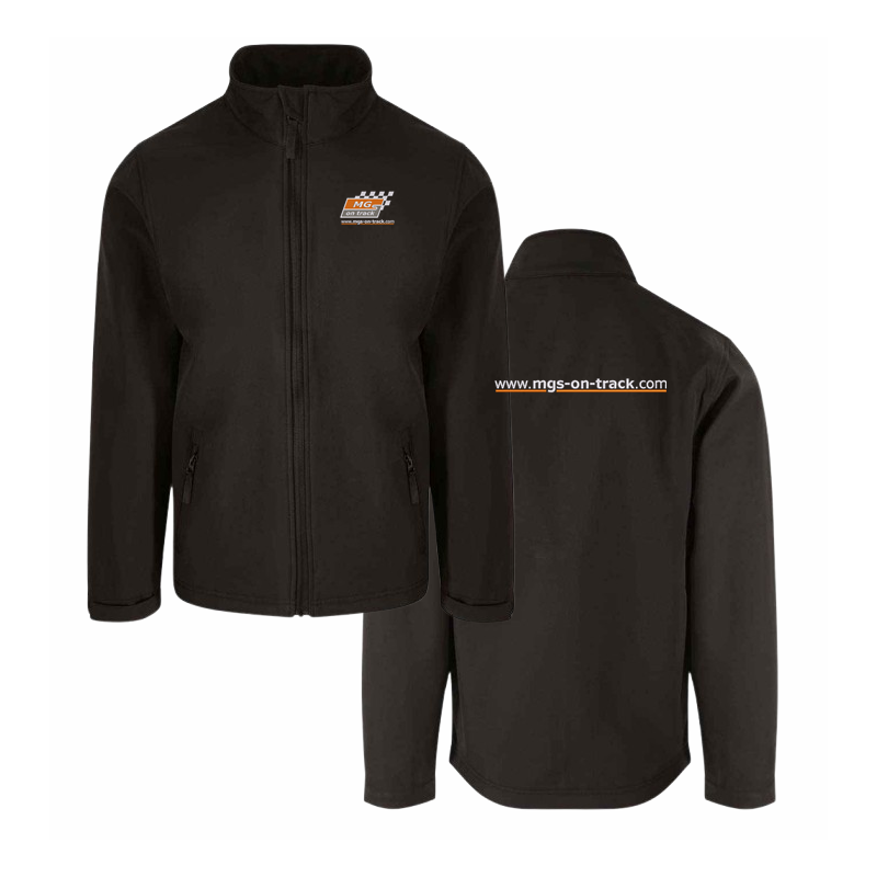 Softshell jacket embroidered front and back