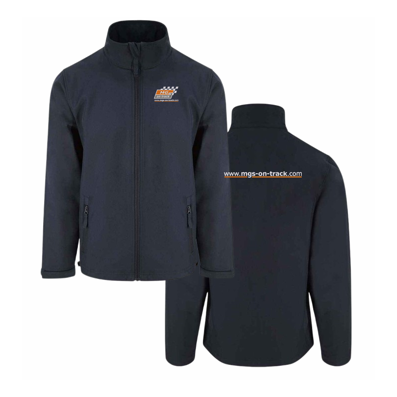 Softshell jacket embroidered front and back