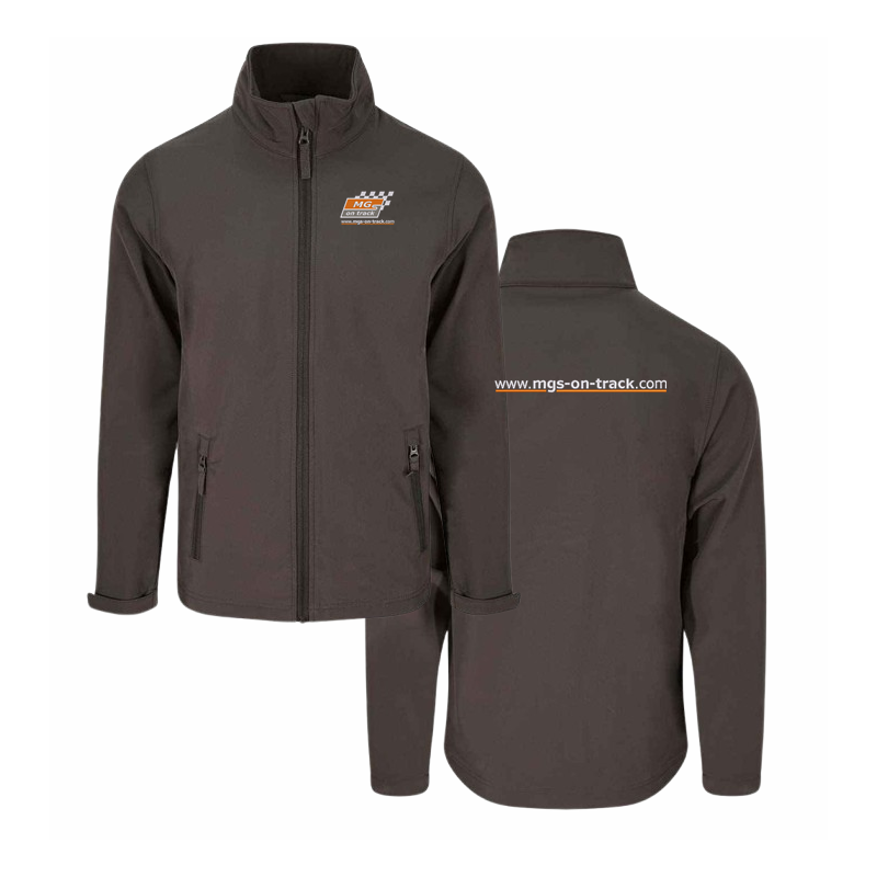 Softshell jacket embroidered front and back