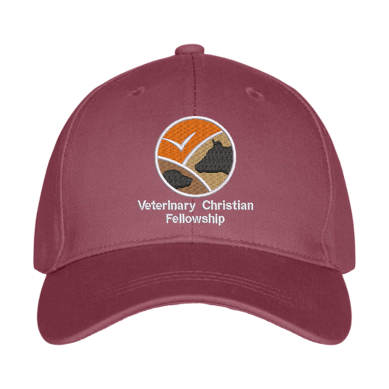 Premium baseball cap with embroidered logo
