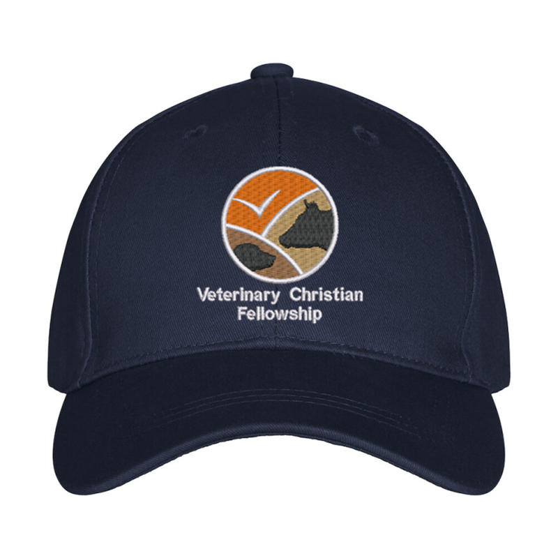 Premium baseball cap with embroidered logo