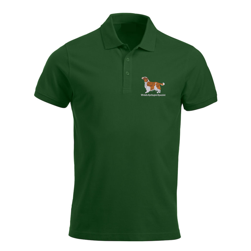 Polyester/Cotton mix poloshirt, unisex fit, embroidered with logo to left breast.