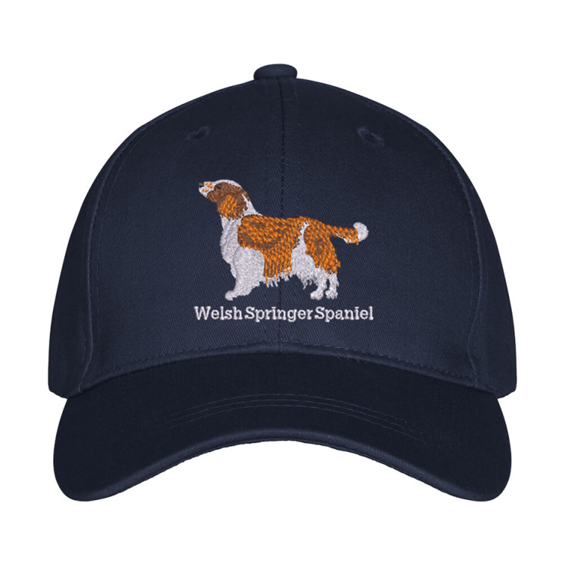 Premium baseball cap with embroidered logo to the front