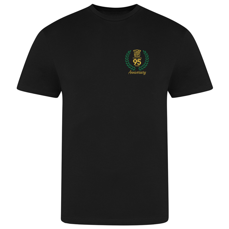 Cotton T Shirt with printed logo to left breast.