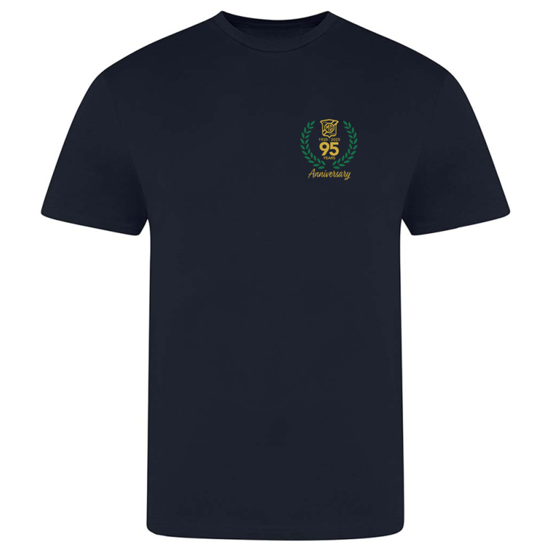 Cotton T Shirt with printed logo to left breast.