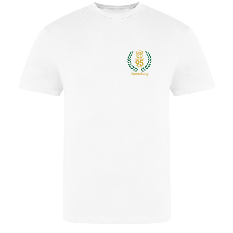 Cotton T Shirt with printed logo to left breast.