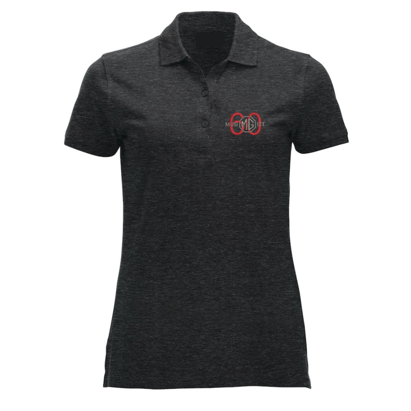 Poloshirt, ladies fit, embroidered logo left breast