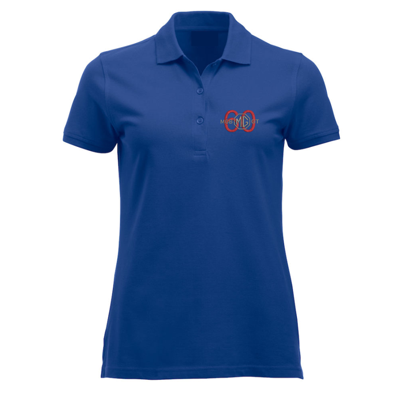 Poloshirt, ladies fit, embroidered logo left breast