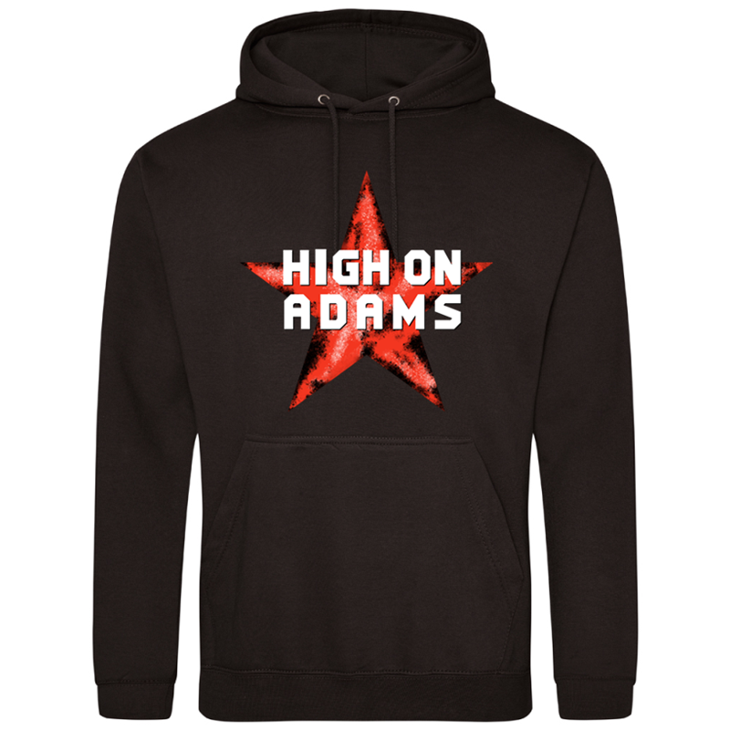 Deluxe Hooded Sweatshirt with print to front