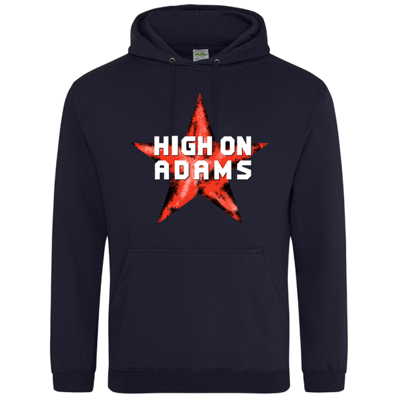 Deluxe Hooded Sweatshirt with print to front