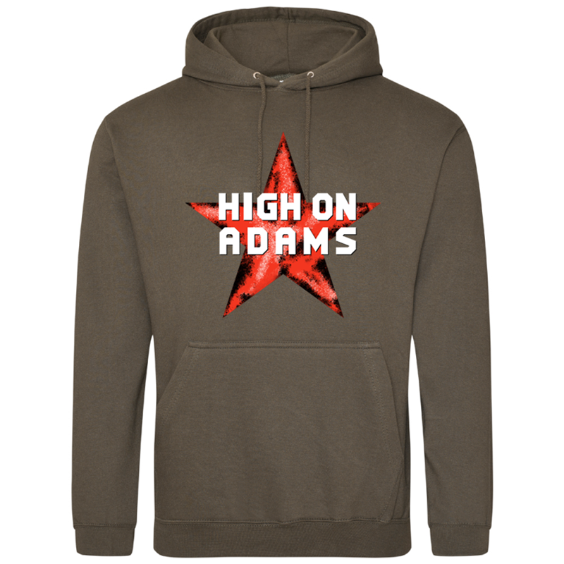 Deluxe Hooded Sweatshirt with print to front