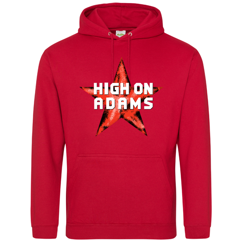 Deluxe Hooded Sweatshirt with print to front