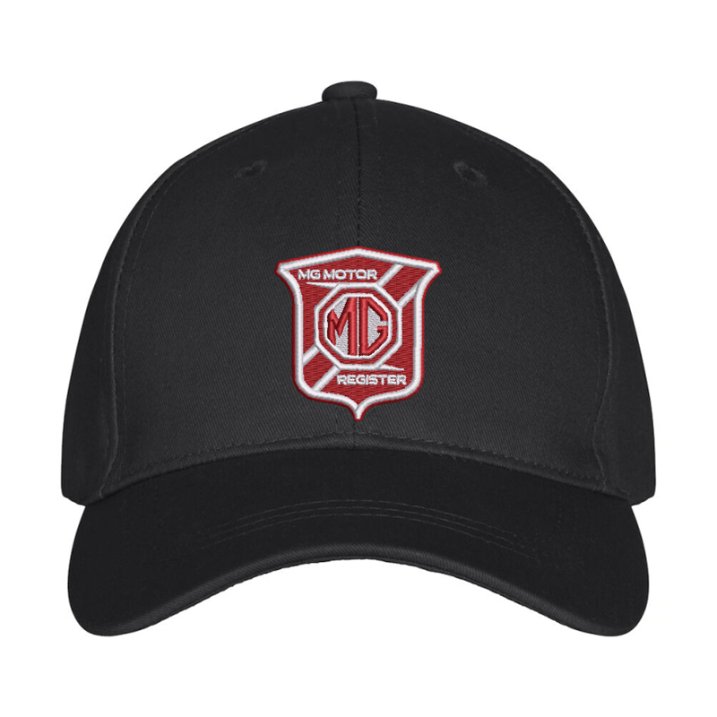 Premium cotton baseball cap with embroidered logo to front.