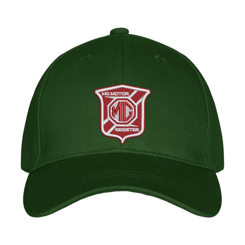 Premium cotton baseball cap with embroidered logo to front.