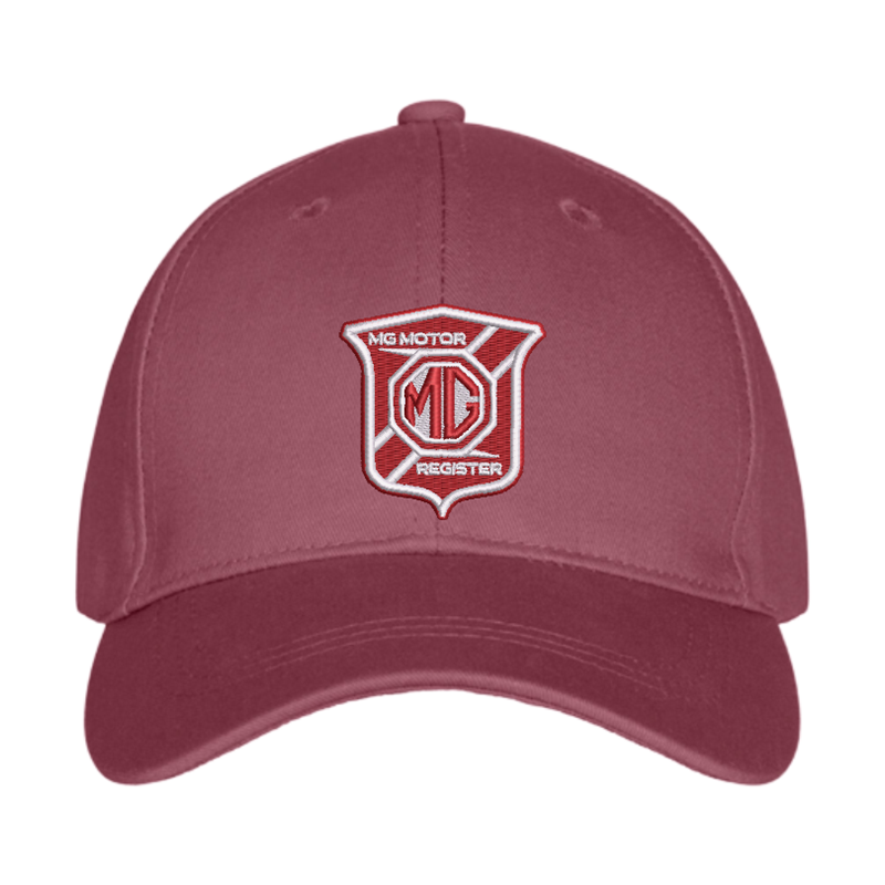 Premium cotton baseball cap with embroidered logo to front.
