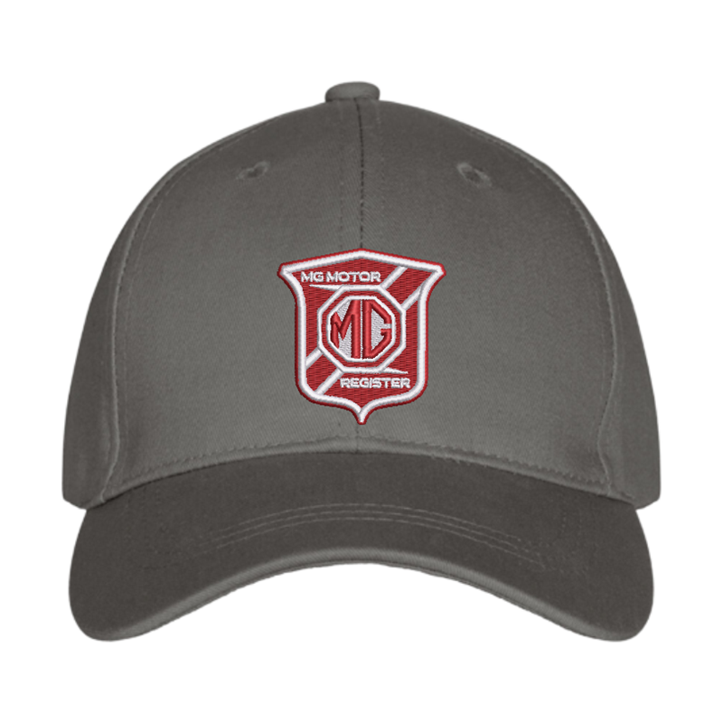 Premium cotton baseball cap with embroidered logo to front.