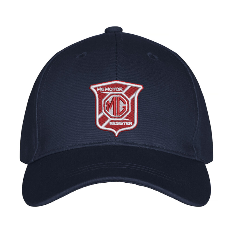 Premium cotton baseball cap with embroidered logo to front.