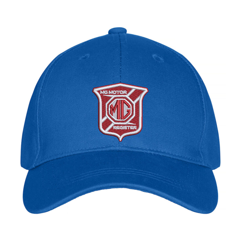 Premium cotton baseball cap with embroidered logo to front.