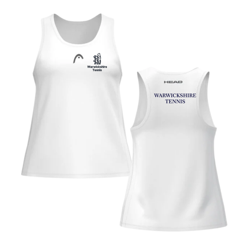 CLUB 25 TECH Tank Top, Women, embroidered logo to left breast and print to back.