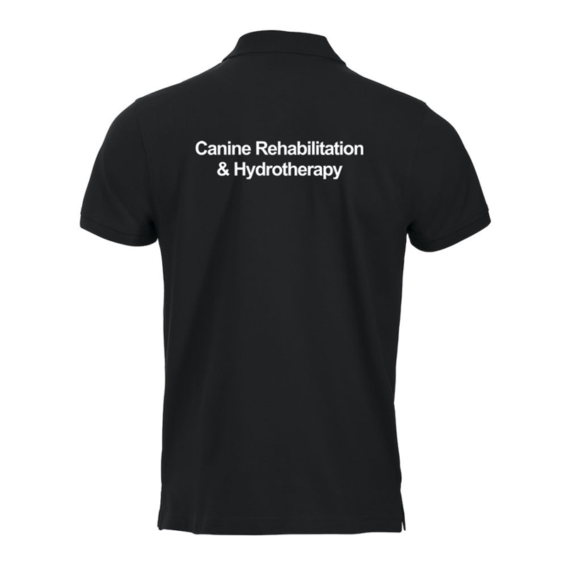 Ladies Fitted Poloshirt with logo embroidered front left breast and course name printed to the back