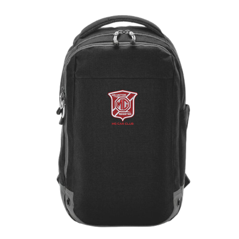 Premium large backpack with club logo.