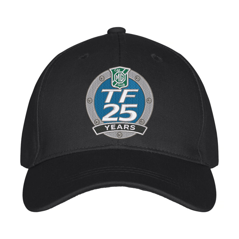 Premium baseball cap with embroidered logo to front.