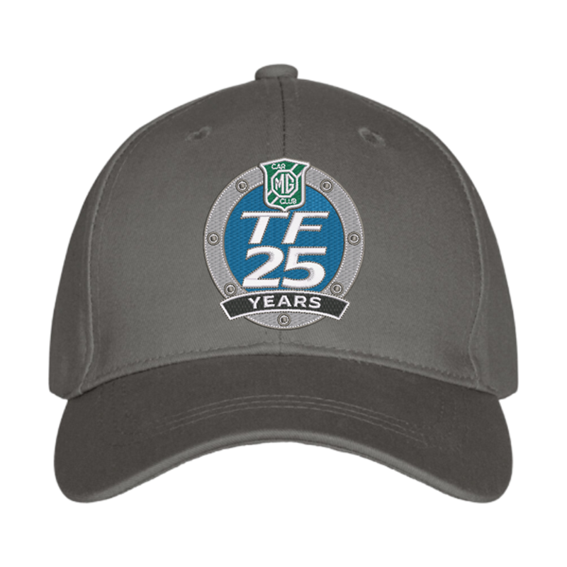 Premium baseball cap with embroidered logo to front.