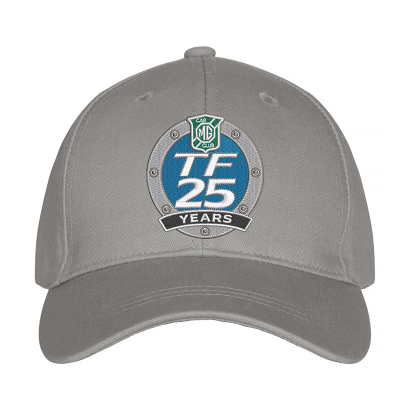 Premium baseball cap with embroidered logo to front.