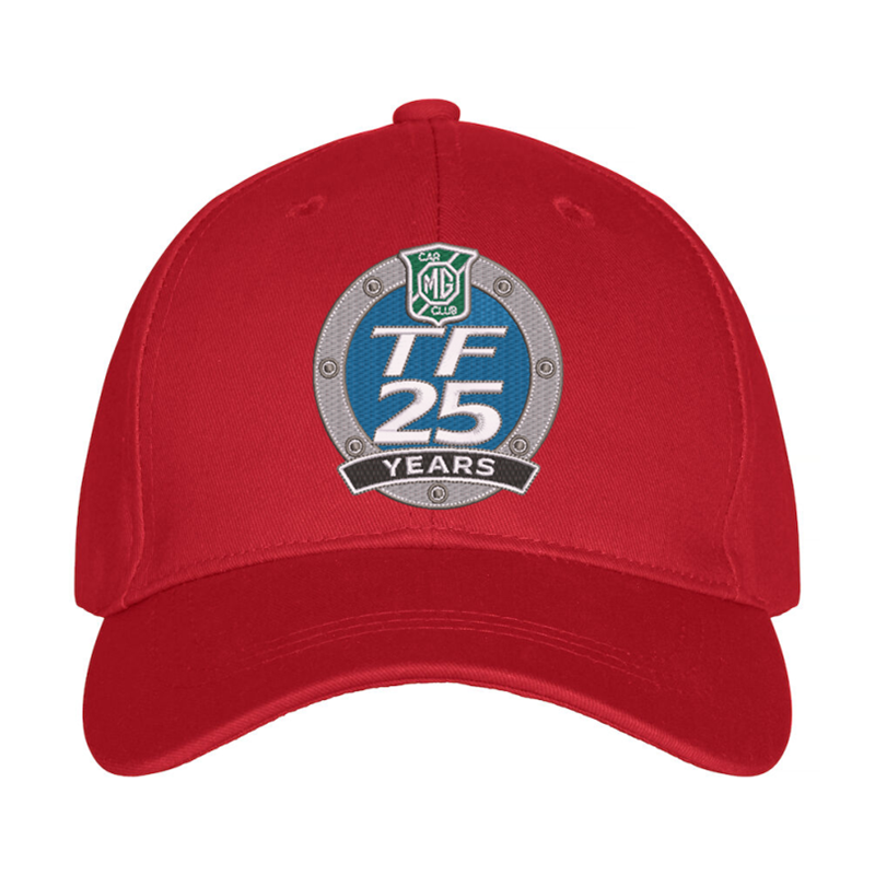 Premium baseball cap with embroidered logo to front.