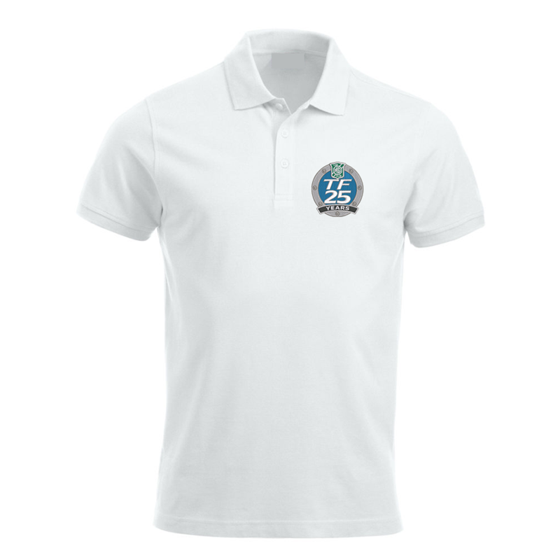 Classic Poloshirt with embroidered logo. Mens/Unisex and Ladies sizes.