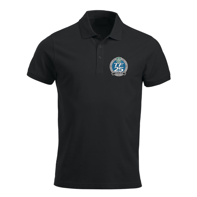 Classic Poloshirt with embroidered logo. Mens/Unisex and Ladies sizes.