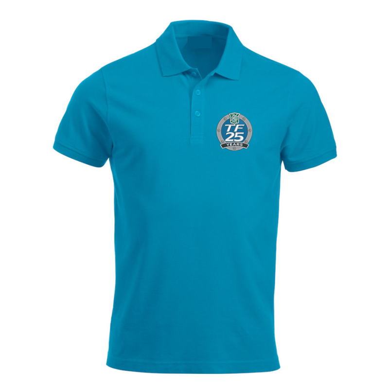 Classic Poloshirt with embroidered logo. Mens/Unisex and Ladies sizes.