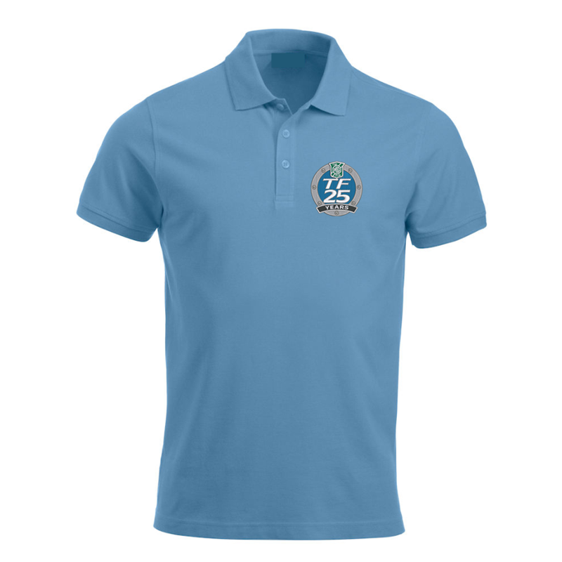 Classic Poloshirt with embroidered logo. Mens/Unisex and Ladies sizes.