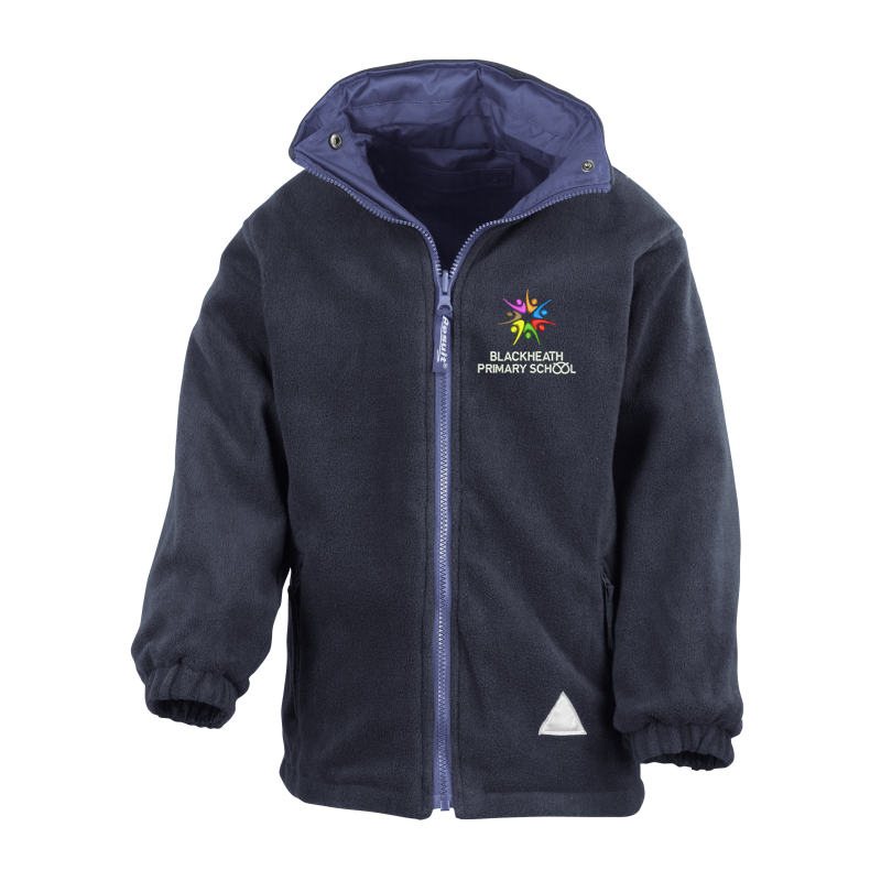 Kids Reversible Jacket with School logo on outer