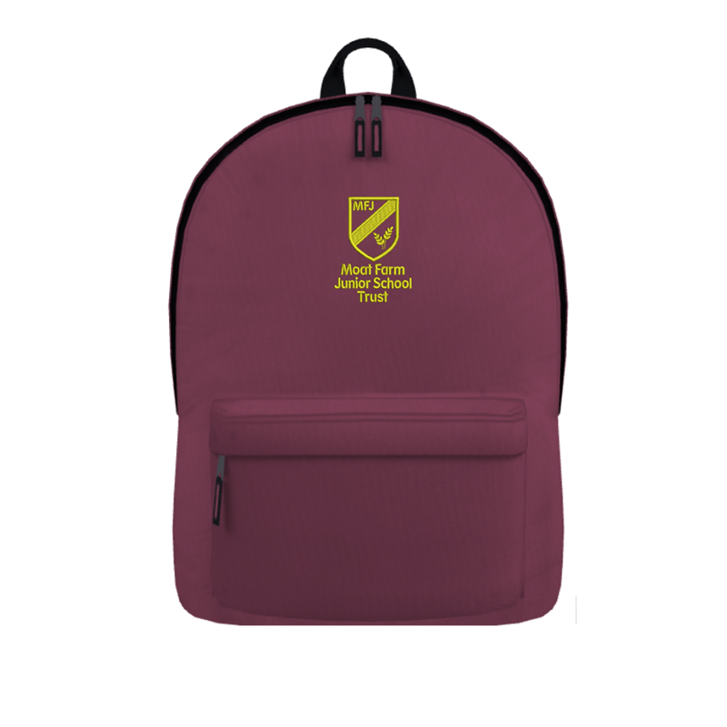 Back Pack embroidered with Moat Farm logo