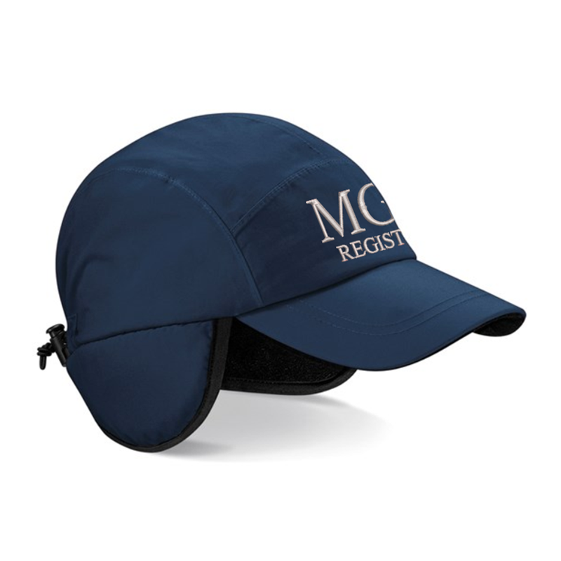 100% Nylon Taslon outer, 100% Polyester fleece lining- with MGB logo