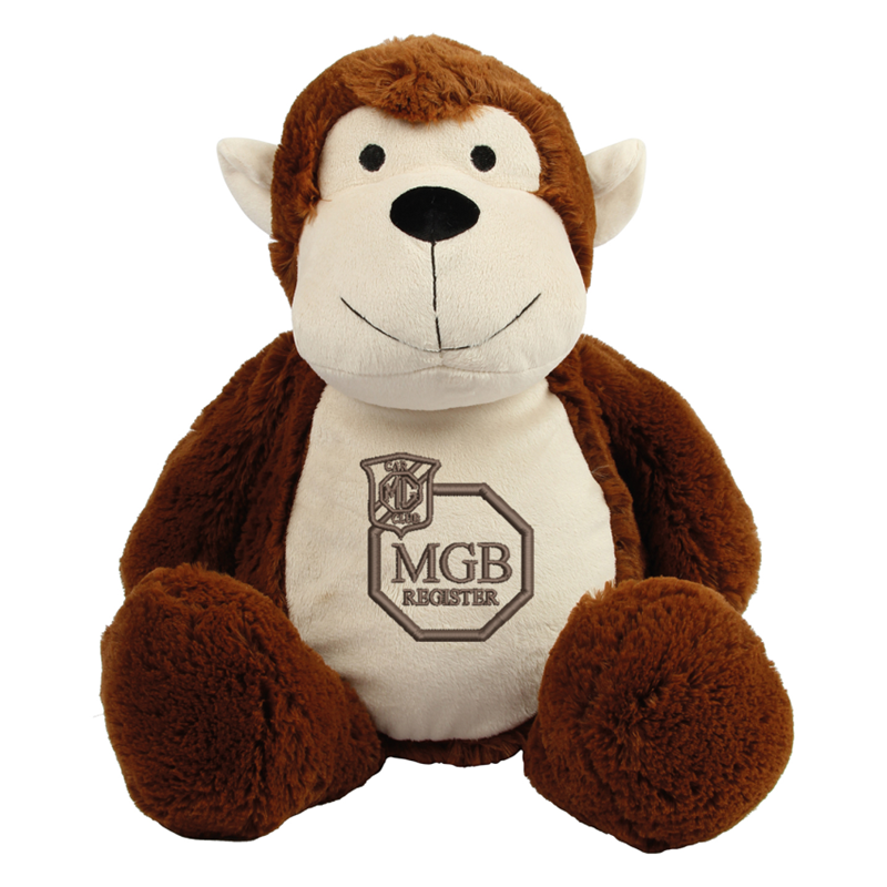 Brown coloured soft plush teddy. Contrast Brown nose. Sewn eyes. Light Brown coloured panel on chest and feet.Embroidered club logo. Complies with EN71 European Toy Safety regulations. Remove all hang tags and their fasteners before giving these items to a child. Suitable for children of all ages.
