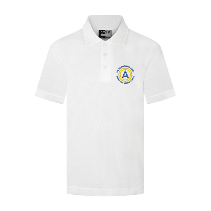 Abbey Poloshirt with embroidered School logo