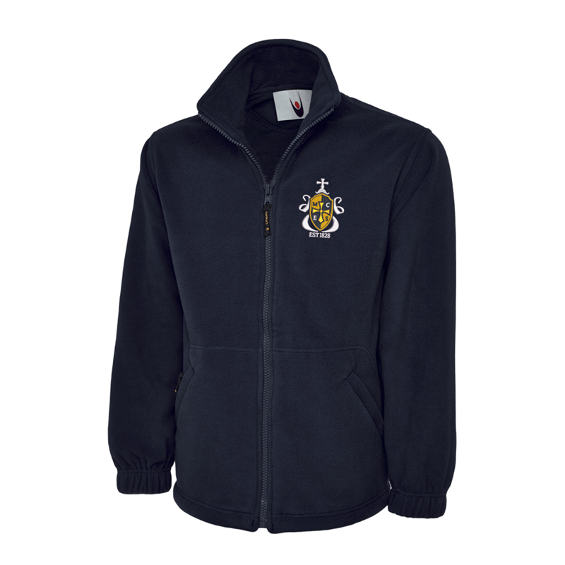 School Full Zip Fleece, with  logo embroidered.