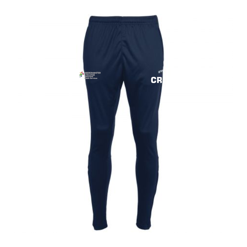 Fitted traning pants with college logo and your initials