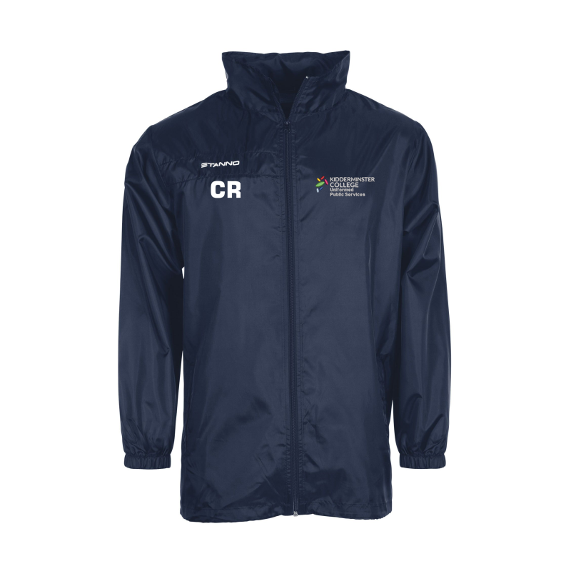 All Weather  Jacket with college logo and initials