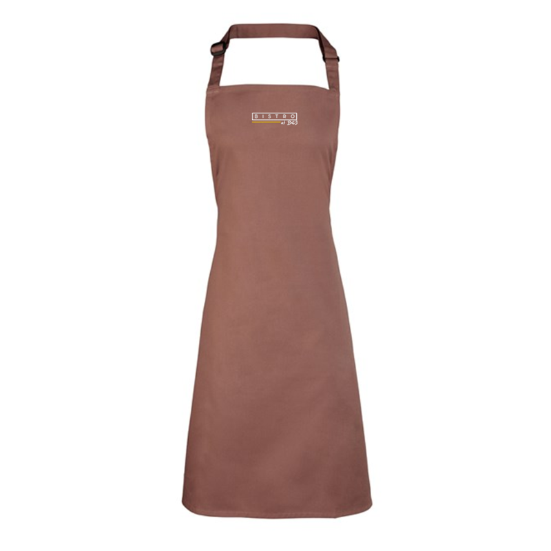 Polycotton tabard embroidered logo left breast. This garment comes in one size.