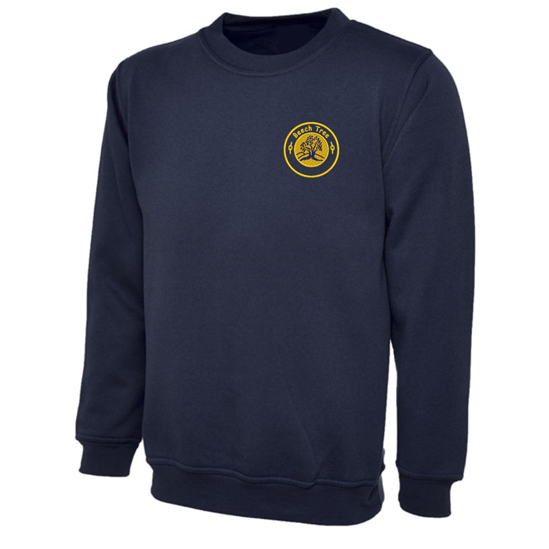 Sweatshirt with embroidered logo