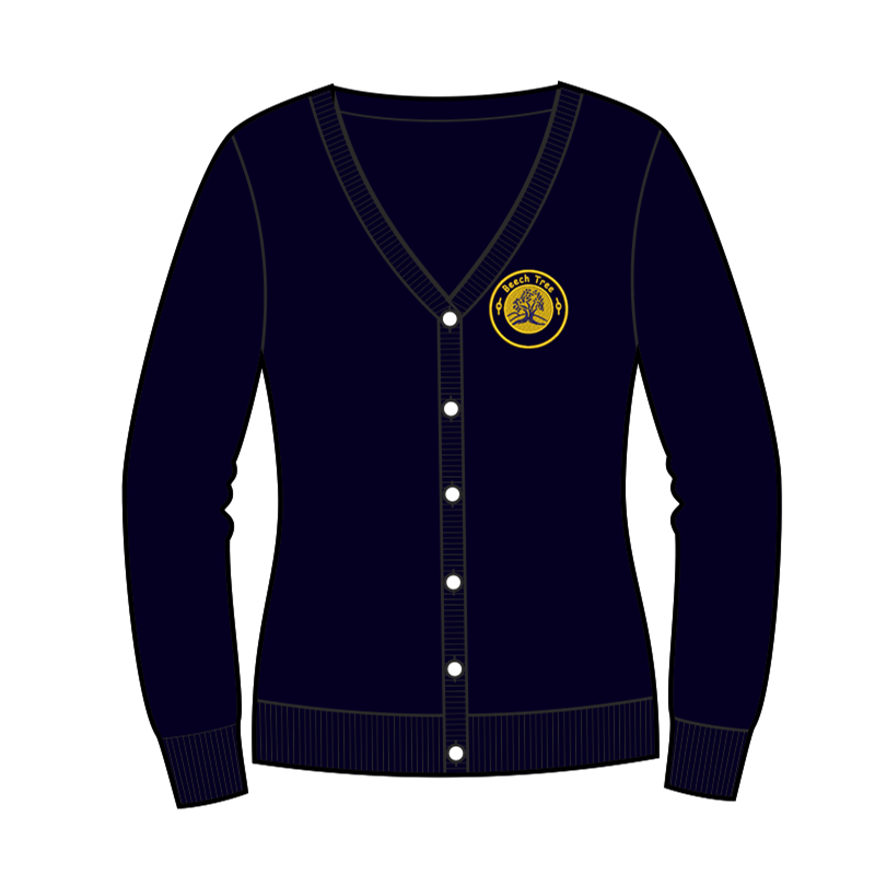 Knitted Cardigan with embroidered logo