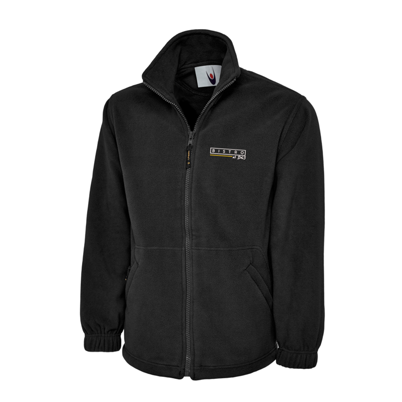 Full Zip Fleece Jacket embroidered with Bistro logo